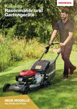 Im aktuellen Honda Katalog 2022 finden Sie wieder attraktive Angebote für Rasenmäher & Garten.