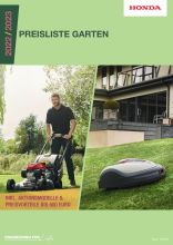 Honda - Preisliste 2022 / 2023 bei Tenberg Gartentechnik GmbH & Co KG