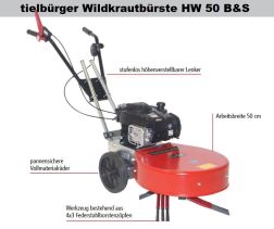 Tielbürger Wildkrautbürste hw50  B&S-Motor