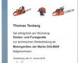 Zertifizierung Tenberg Makita Dolmar